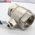 Gutentop Cheap Price Light Weight Zinc Alloy Body Female Brass Ball Valve For Water, Oil, Gas